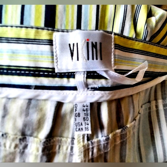 Striped Women's Capris - Picture 3 of 7